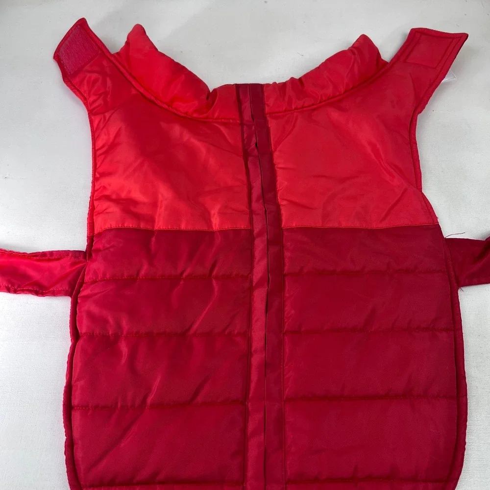 Sonoma Goods for Life Red Puffer‎ Dog Winter Vest Coat Size L